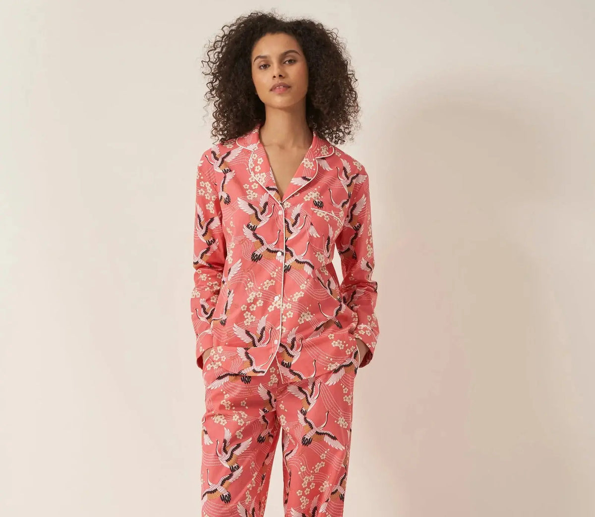 Bird Pyjamas Nightwear Pj Sets Myza