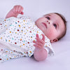 0.5 Tog Baby Sleep Bag in Scandi Spot - Lightweight