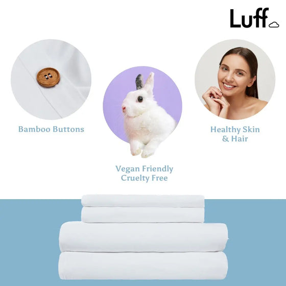 100% Organic Bamboo Silk Bedding Luff Sleep