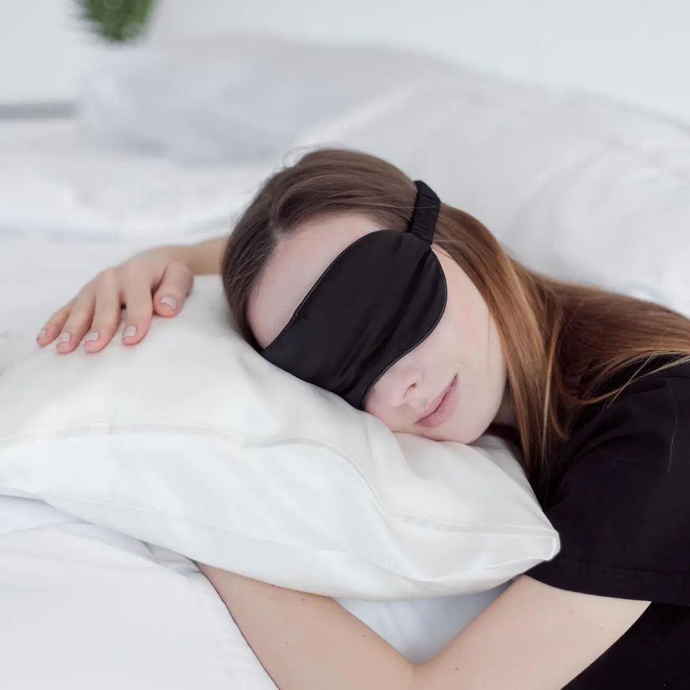 100% Silk Adjustable Eye Mask Snooozeworld