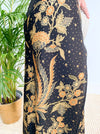 Black and Gold Wrap Around Trousers