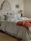 Thyme Somerley Stripe Linen Duvet Cover