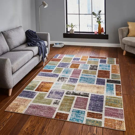 16th Avenue 37A MultiColoured Rug Dunelm