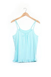 Isla Frilled Aqua Cami