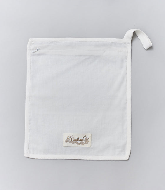 Aralea Ethical-Cotton Laundry Bag - Glacier White