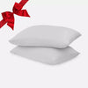 2 X Eucalyptus Silk Pillow Cases EU Aeyla