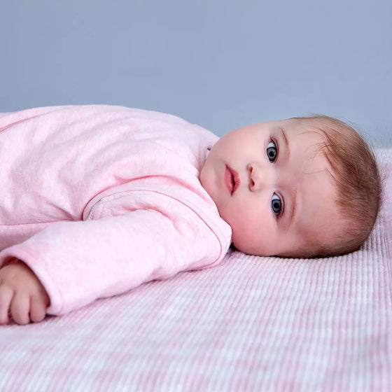 2.5 Tog Baby Sleep Bag in Shell Pink Purflo