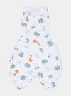 2.5 Tog Swaddle to Sleep Bag - Animal Safari Purflo