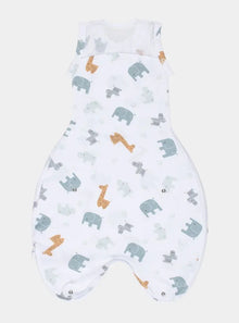  2.5 Tog Swaddle to Sleep Bag - Animal Safari Purflo