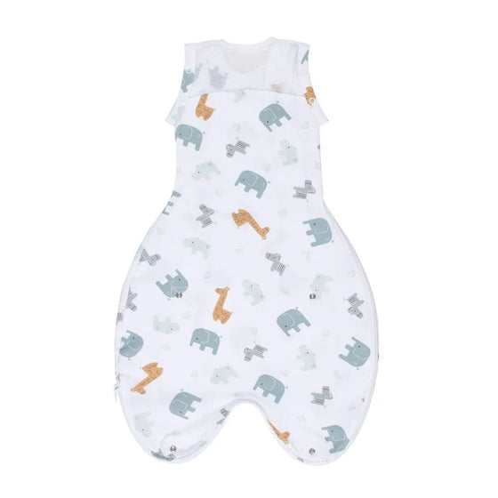 2.5 Tog Swaddle to Sleep Bag - Animal Safari Purflo