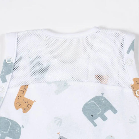 2.5 Tog Swaddle to Sleep Bag - Animal Safari Purflo