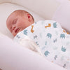 2.5 Tog Swaddle to Sleep Bag - Animal Safari Purflo