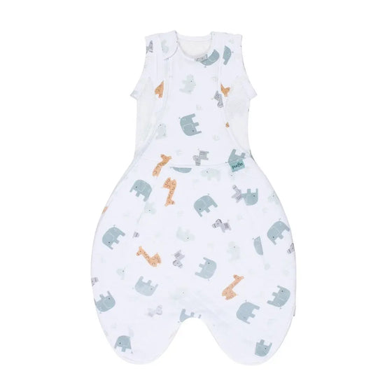 2.5 Tog Swaddle to Sleep Bag - Animal Safari Purflo