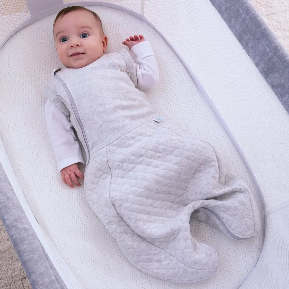 2.5 Tog Swaddle to Sleep Bag - Minimal Grey Purflo