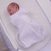 2.5 Tog Swaddle to Sleep Bag - Soft White Purflo