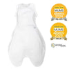 2.5 Tog Swaddle to Sleep Bag - Soft White Purflo