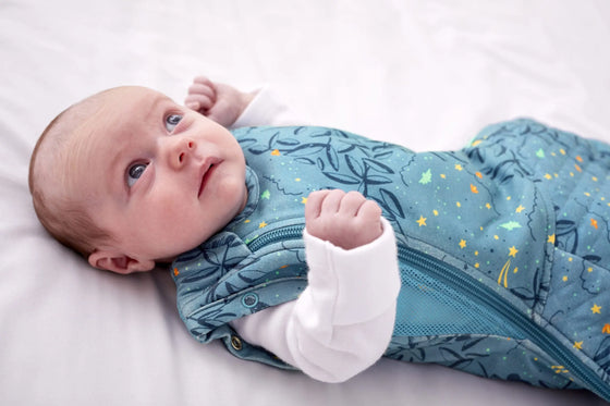 2.5 Tog Swaddle to Sleep Bag - Stargazer Purflo