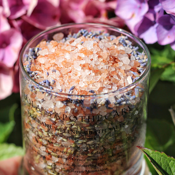 Tranquil Isle Relaxing Bath Salts Lola's Apothecary