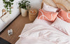 Light Pink Organic Cotton Duvet Cover Undercover Living