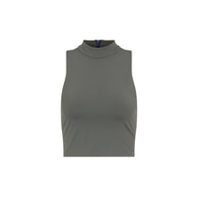  Women's Vital Crop Tank - Olive numbatsport