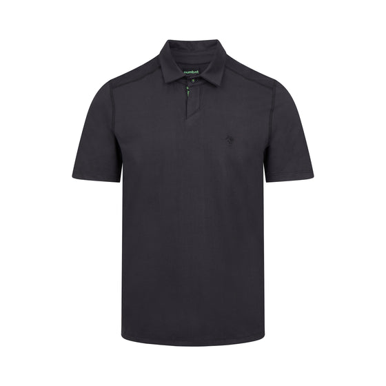 Men's Polo Shirt - Black numbatsport