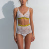 Born in Ukraine Image Lace Bralette White