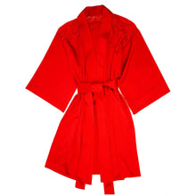  Good Girl Gone Bad Silk Kimono Robe Red