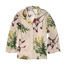  FLYING FLOWER Silk Pyjama Shirt