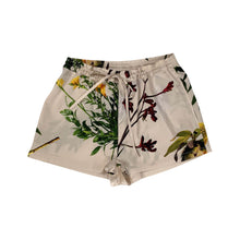  Flying Flower Silk Pyjama Shorts NOKAYA