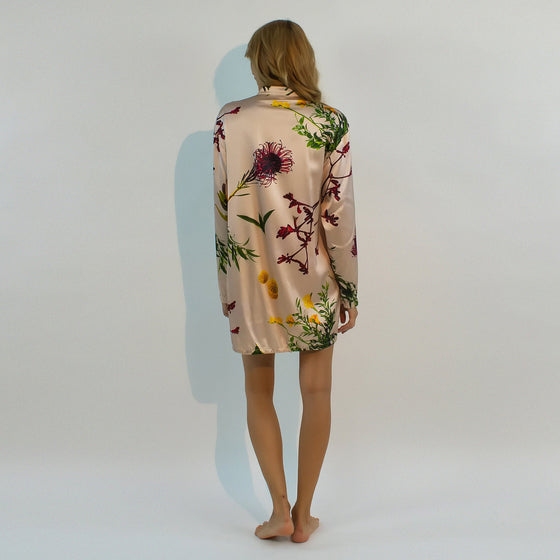 FLYING FLOWER Silk Bomber