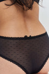 Birch Organic-Cotton Brazilian Briefs - Volcanic Black