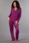 Purple Pyjama Trouser Set