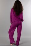 Purple Pyjama Trouser Set