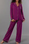 Purple Pyjama Trouser Set