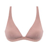 Ultra Padded Nude Wireless Triangle Bralette NOKAYA