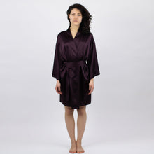  The Lady Silk Short Kimono Robe