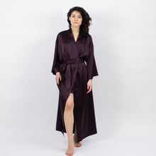  The Lady Silk Long Kimono Robe