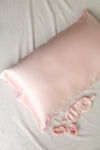 100% Mulberry Silk Pillowcase & Eye Mask Set - Pink NESS & ME