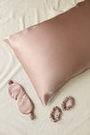 Lotus 100% Mulberry Silk Pillowcase & Eye Mask Set NESS & ME