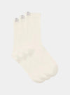 3-Pack Silk Ribbed Socks Dualle