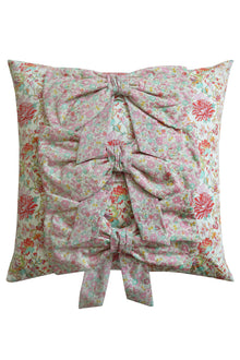  3 Bow Cushion Made With Liberty Fabric CHRISTELLE & BETSY ANN
