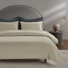 300 Thread Count Peaceful Empress - Oatmeal with Graphite Grey Bedding Set Bedding Envy