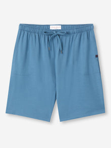  Steel Blue Basel Micro Modal Stretch Men's Lounge Shorts