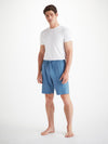 Steel Blue Basel Micro Modal Stretch Men's Lounge Shorts