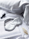 The Silk Sleep Set - Pearl White