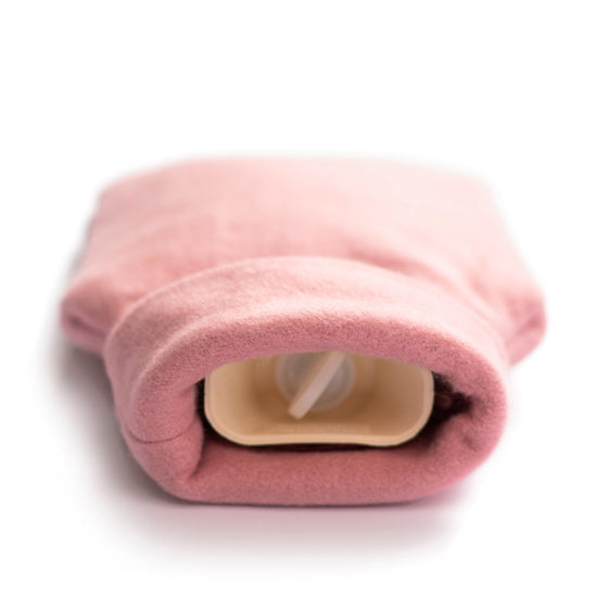 Pink Organic Cotton Hot Water Bottle