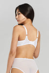 Konara Recycled-Lace Fuller-Cup Underwired Bra - Glacier White