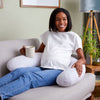 Breathe Pregnancy Pillow - Minimal Grey