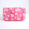 Peony Paisley Cotton Wash Bag inara