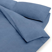  Washed Cotton Duvet Cover | Light Blue